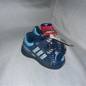 Adidas Kids Navy and Light Blue Sneakers